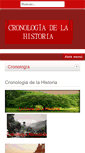 Mobile Screenshot of cronologiadelahistoria.com